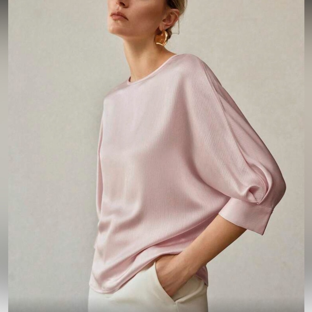 Elegant Pink Women's Top - Picture 5 of 6